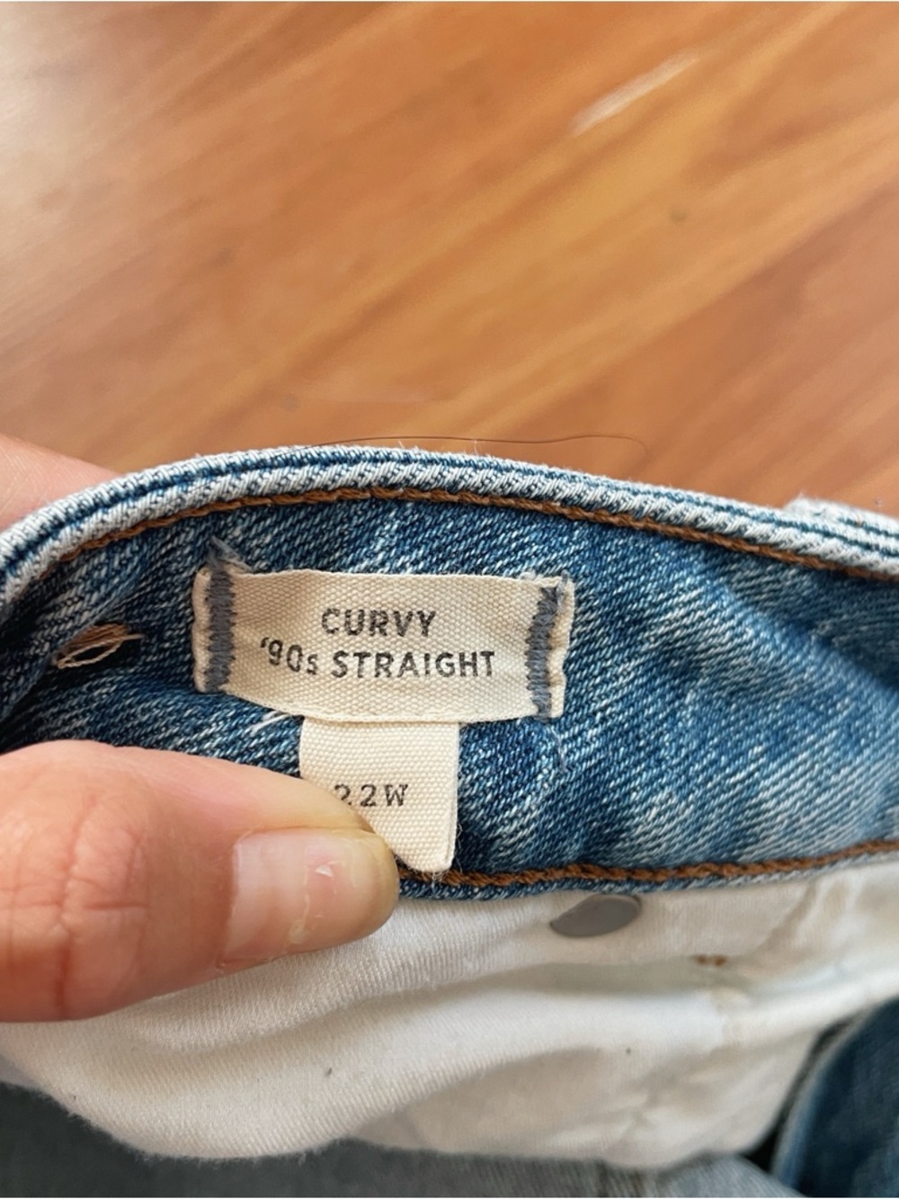 Madewell Women's Curvy '90s Straight Size 22W Plus Casual Boho - Picture 6 of 6